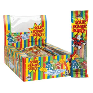 Sour Power Straws Sortz Assorted Flavor Pack 1.75 Oz