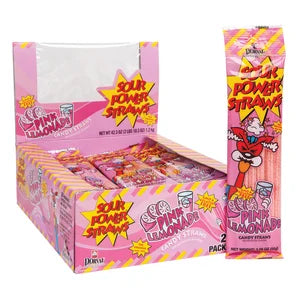 Sour Power Straws Pink Lemonade 1.75 Oz