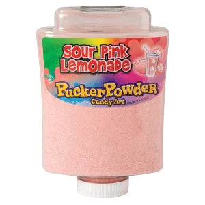 Pucker Powder Sour Pink Lemonade 9 Oz Bottle