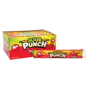 Sour Punch Strawberry Straws 2 Oz