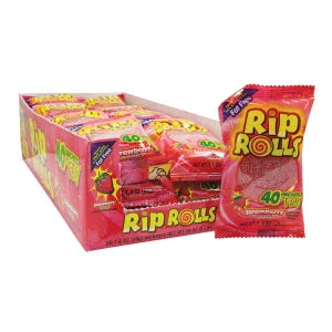 Rip Rolls Sour Strawberry 1.4 Oz