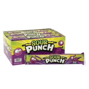 Sour Punch Grape Straws