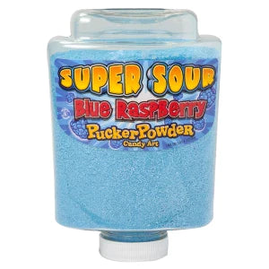 Pucker Powder Super Sour Blue Raspberry 9 Oz Bottle