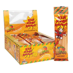 Sour Power Straws Mango 1.75 Oz