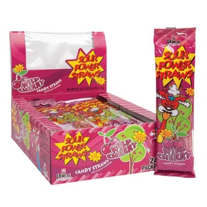 Sour Power Straws Wild Cherry 1.75 Oz