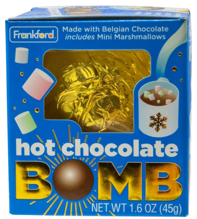 FRANKFORD HOT CHOCOLATE BOMB MILK CHOCOLATE 12CT