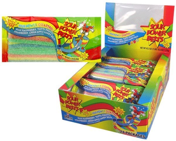 Dorval Quattro Rainbow Sour Belts 24ct