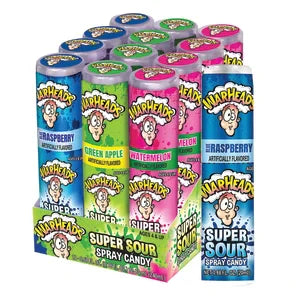 Warheads Super Sour Spray Candy 0.68 Oz *sf Dc Only*