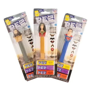 Pez Justice League Assortment Blister Pack 0.87 Oz *sf Dc Only*