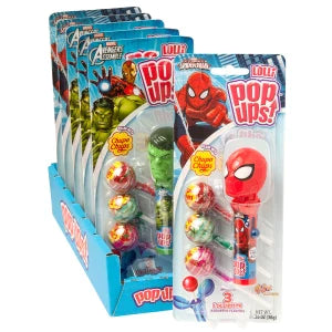 Pop Ups Avengers Lollipop 1.26 Oz Blister Pack