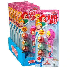 Pop Ups Princess Lollipop 1.26 Oz Blister Pack