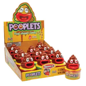 Pooplets Poop Emoji With Dextrose Candy 0.53 Oz