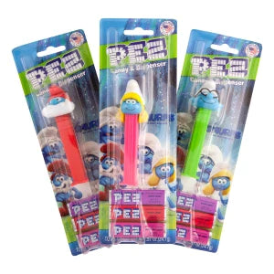 Pez Smurfs Assortment Blister Pack 0.87 Oz