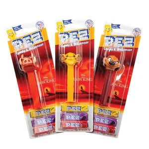 Pez Lion King Assortment Blister Pack 0.87 Oz *sf Dc Only*