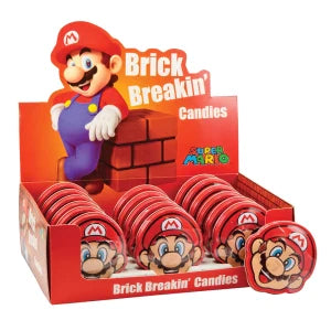 Super Mario Brick Breakin' Candies 0.7 Oz Tin