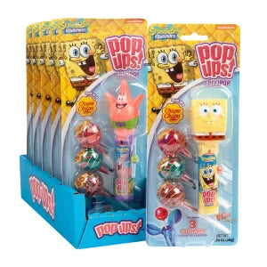 Pop Ups Spongebob 1.26 Oz Blister Pack