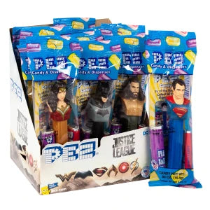 Pez Justice League Assortment 0.58 Oz