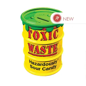 Toxic Waste Sour Assorted Giant Bank 5.86 Oz Barrel