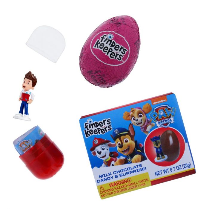 The Bazooka Company Paw Patrol Finder Keepers Candy Egg 6ct