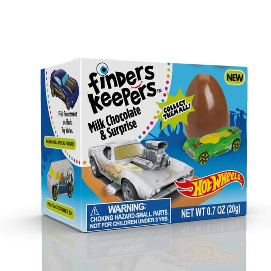 The Bazooka Company Hot Wheels Finder Keepers Candy Egg 6ct