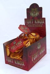 Fort Knox Chocolate U.s. Gold Coins 1.5oz Mesh Bag 18ct