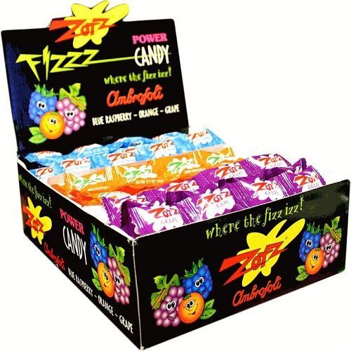 Zotz Blue Raspberry, Orange, Grape