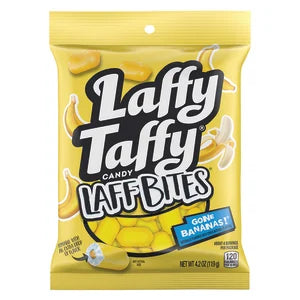 Laffy Taffy Laff Bites Gone Bananas 4.2 Oz Peg Bag