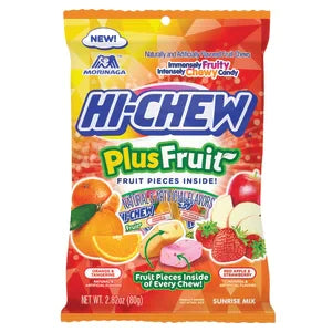 Hi Chew Plus Fruit 2.82 Oz Peg Bag