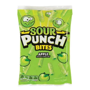 Sour Punch Bites Apple 5 Oz Peg Bag *sf Dc Only*