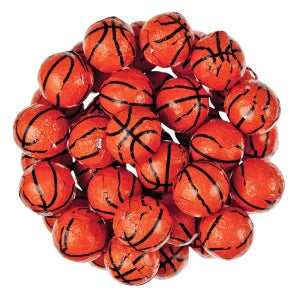 Thompson Milk Chocolate Foiled Basketballs