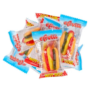 Efrutti Gummi Mini Bulk Hot Dogs 0.32 Oz