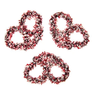 Crushed Peppermint Dark Chocolate Premier Pretzel