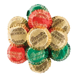 Reese's Peanut Butter Cups Christmas Foils