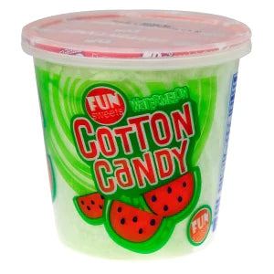 Fun Sweets Watermelon Cotton Candy 1.5 Oz Tub