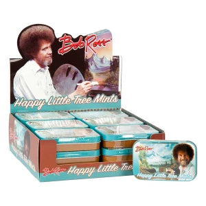 Bob Ross Happy Little Tree Mints 1.5 Oz Tin