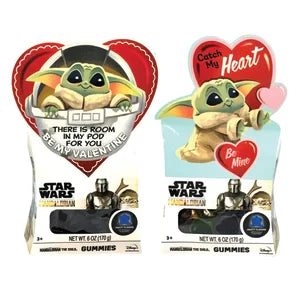 Mandalorian Valentine 6 Oz Gummi Boxes