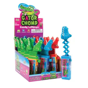 Gator Chomp Candy Lollipops 0.6 Oz