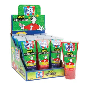 Icee Sour Squeeze Candy 2.1 Oz Tube