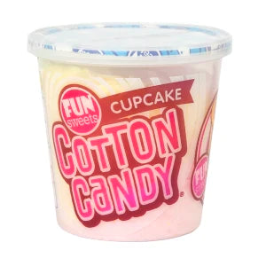 Fun Sweets Cupcake Cotton Candy 1.5 Oz Tub