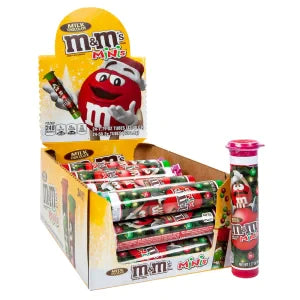 M&m's Christmas Mini Milk Chocolate M&m's 1.77 Oz Mega Tube