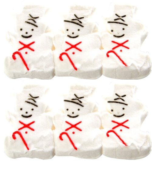 Peeps Marshmallow Snowmen 6pk 12ct