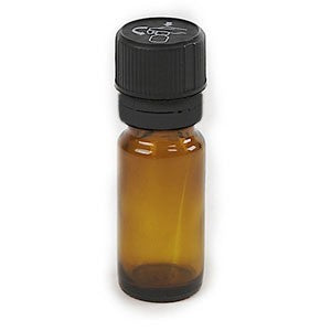 1/3 fl oz Amber Glass Bottle with Dropper Insert (Child-Resistant and Tamper Evident)