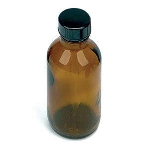 2 fl oz Amber Glass Bottle with Lid