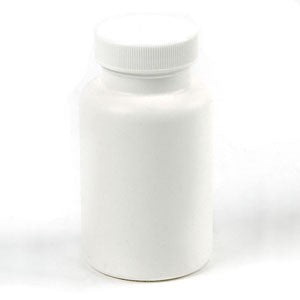 150 cc White Capsule/Vitamin Bottle with Lid