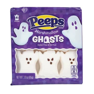 Peeps Marshmallow Ghosts 3 Pc 1.5 Oz Tray