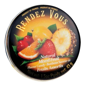 Rendez Vous Mixed Fruit 1.5 Oz Tin