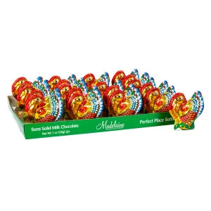 Madelaine Milk Chocolate Foiled Semi Solid Turkey 1 Oz