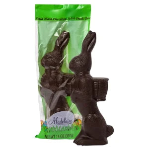 Madelaine Dark Chocolate Standing Rabbit 14 Oz