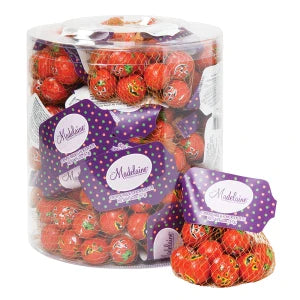 Madelaine Crisp Milk Chocolate Foiled Halloween Balls 2 Oz Mesh Bag