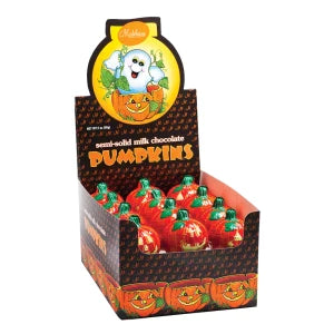 Madelaine Milk Chocolate Foiled Semi Solid Pumpkin 2 Oz